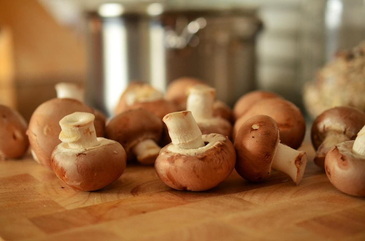 close-up-of-shiitake-mushrooms