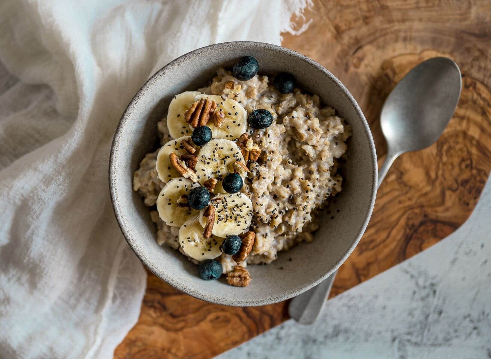 Oatmeal breakfast and glucose