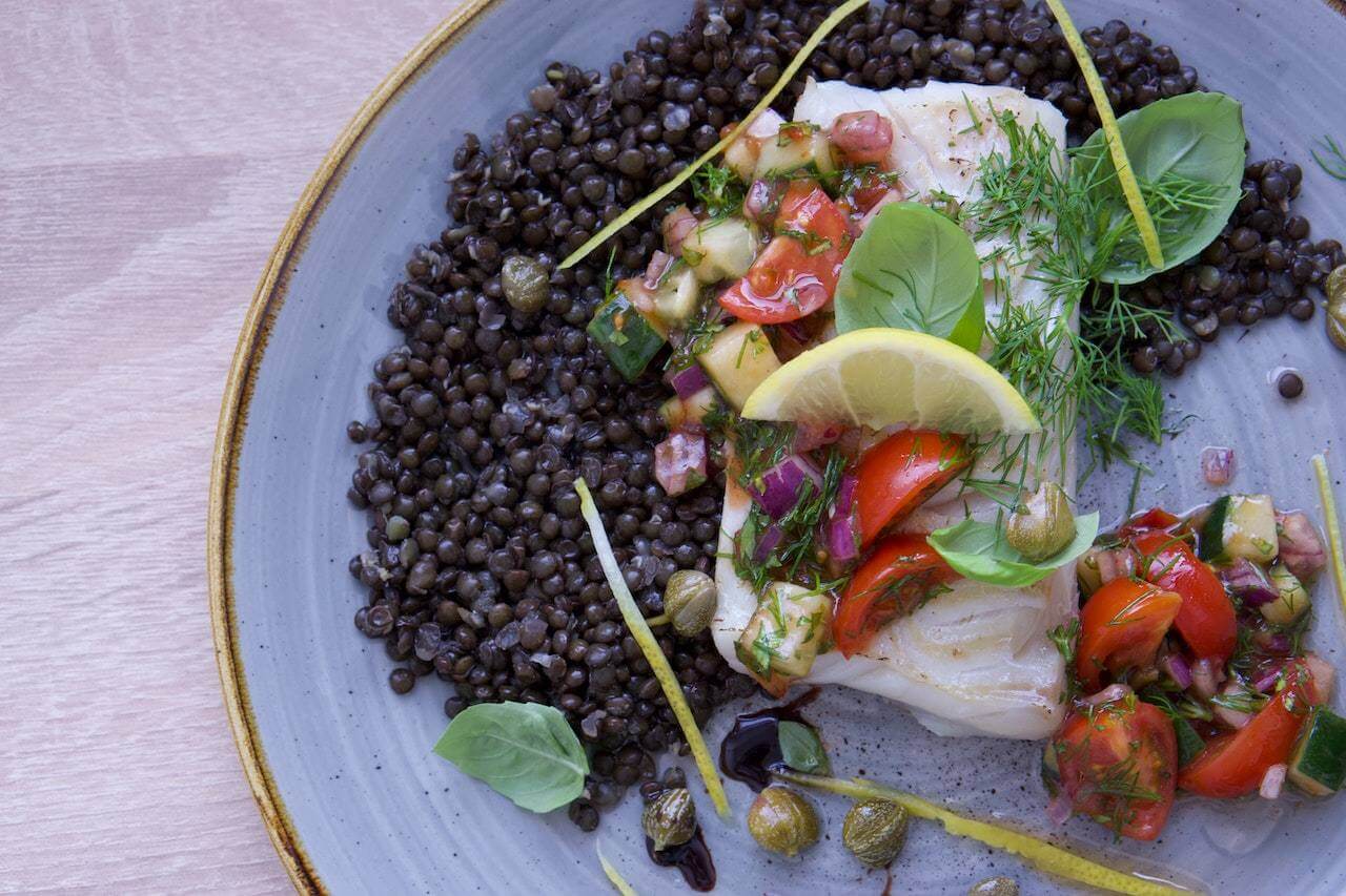 plate-with-lentils-salad-and-fish